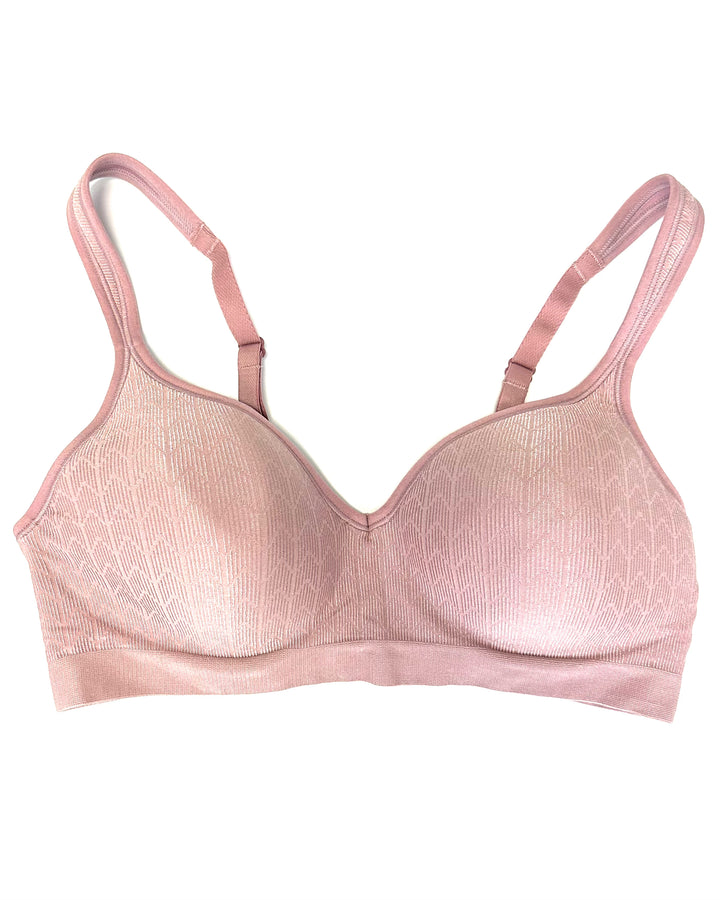 Dusty Mauve Wireless T-Shirt Bra - 34C