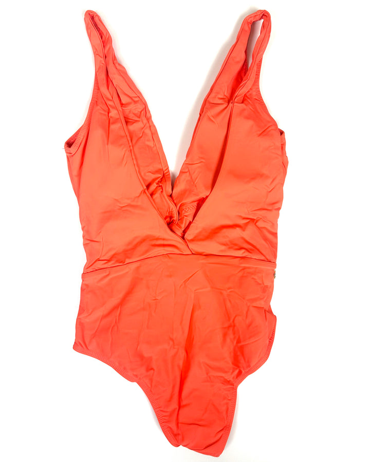 Cheeky Bright Orange Ring One Piece Swimsuit - Size 2/4