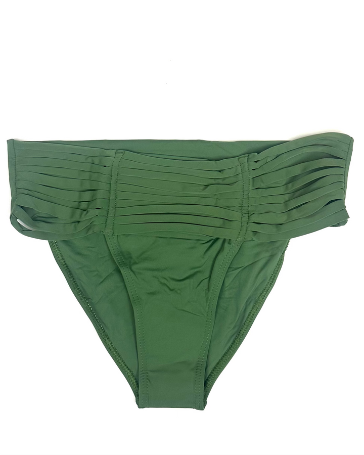 Dark Green String Waistband Bikini Bottom - XS, S, M, L, XL