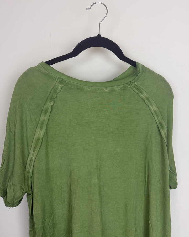 Muted Green T-Shirt - Size 4/6