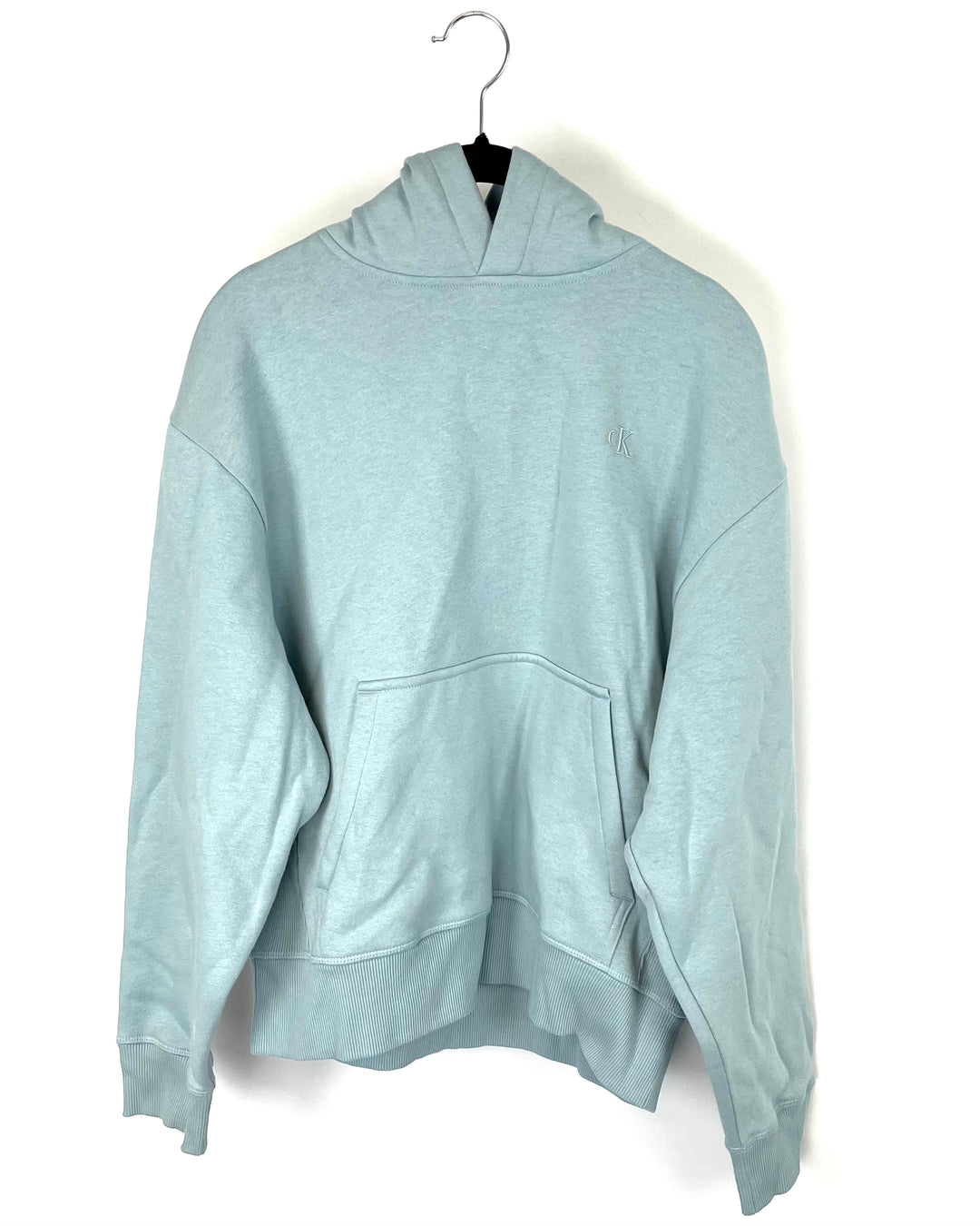 Blue Fleece Lined Hoodie - Small