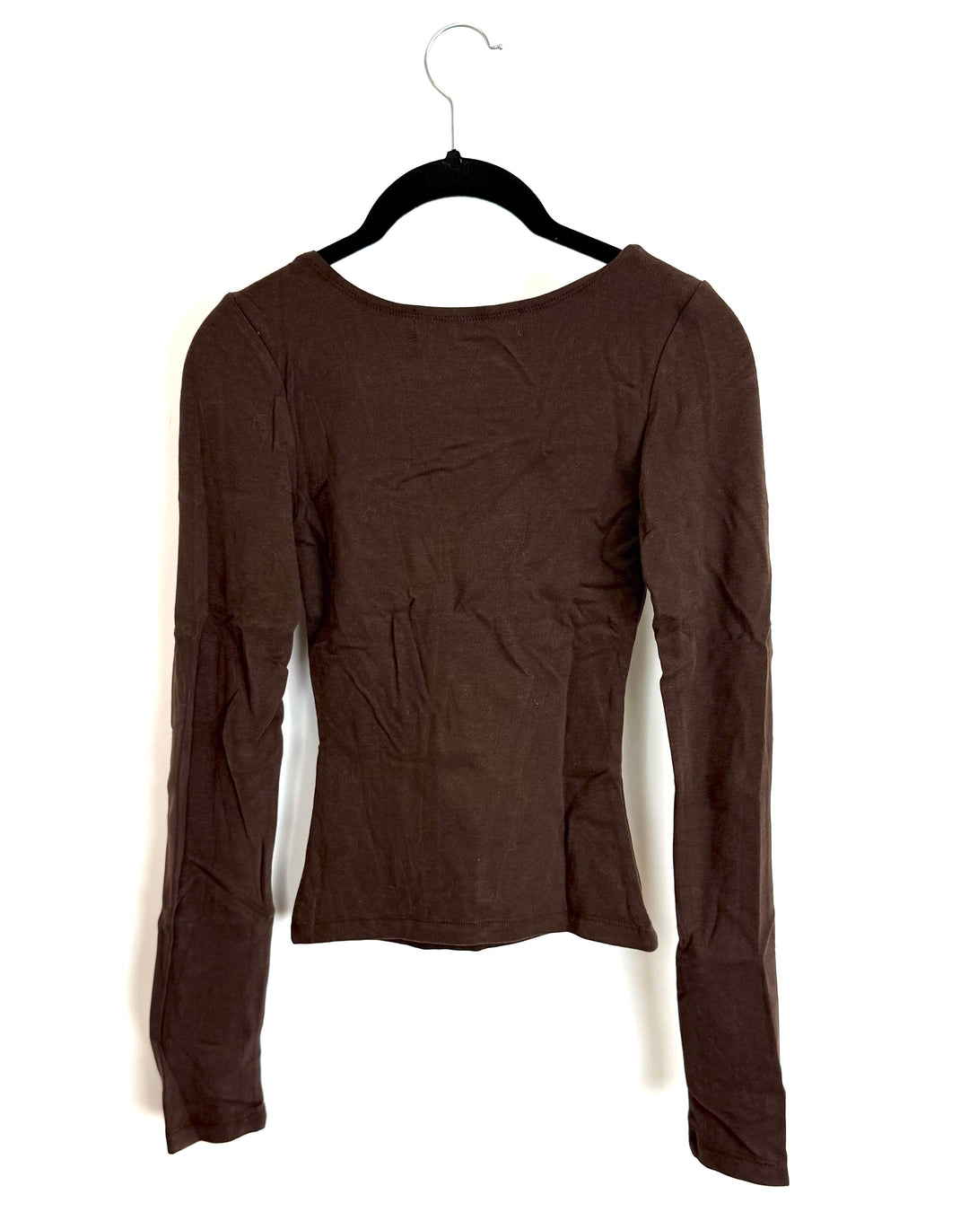 Brown Long Sleeve Top - Size 0/2