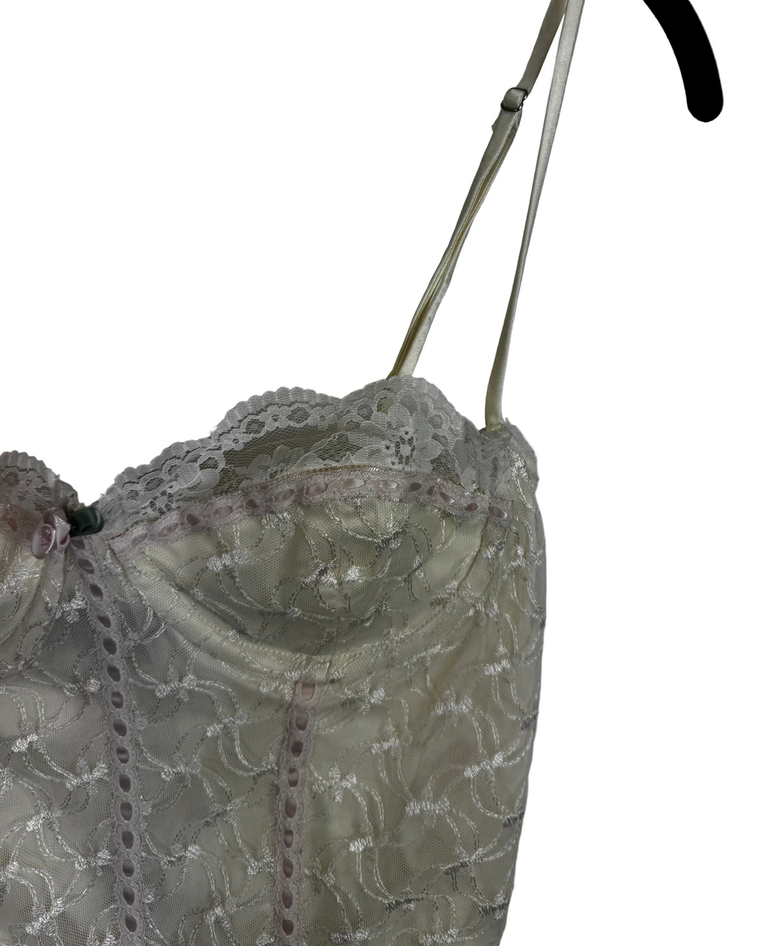 Majorelle Ivory Lace Corset Top - Small