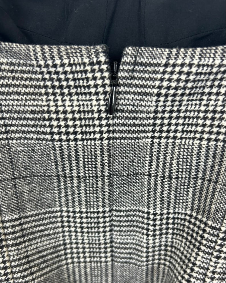 Gray Plaid Corset Bodysuit - Size 2