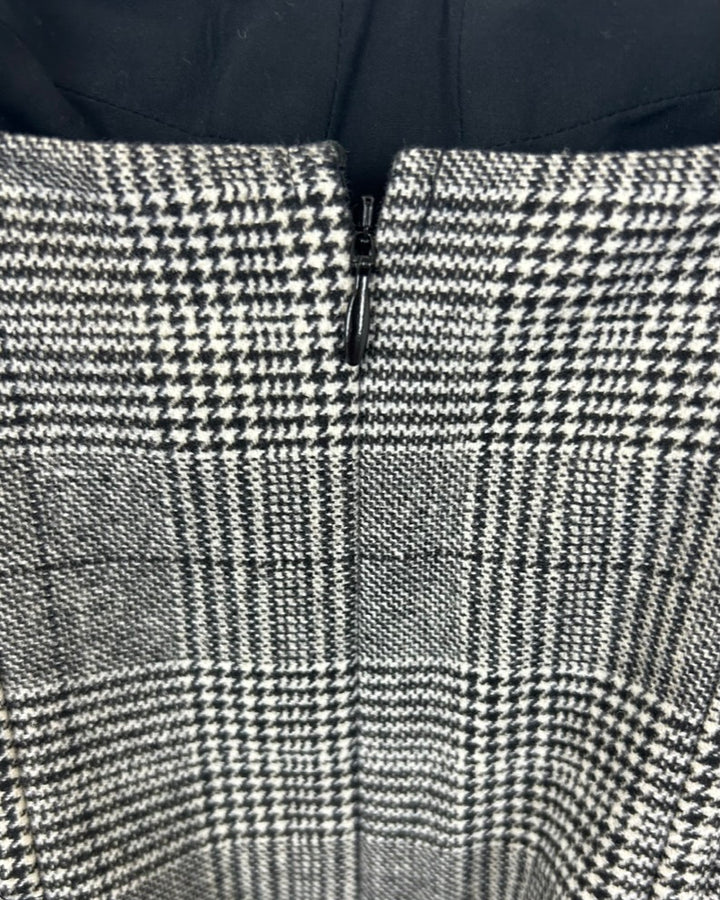 Gray Plaid Corset Bodysuit - Size 2