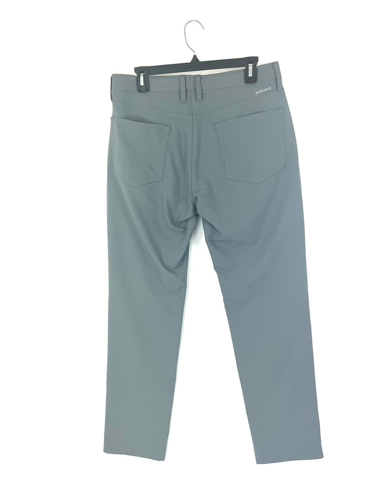 MENS Gray Green Golf Pants - 32X32