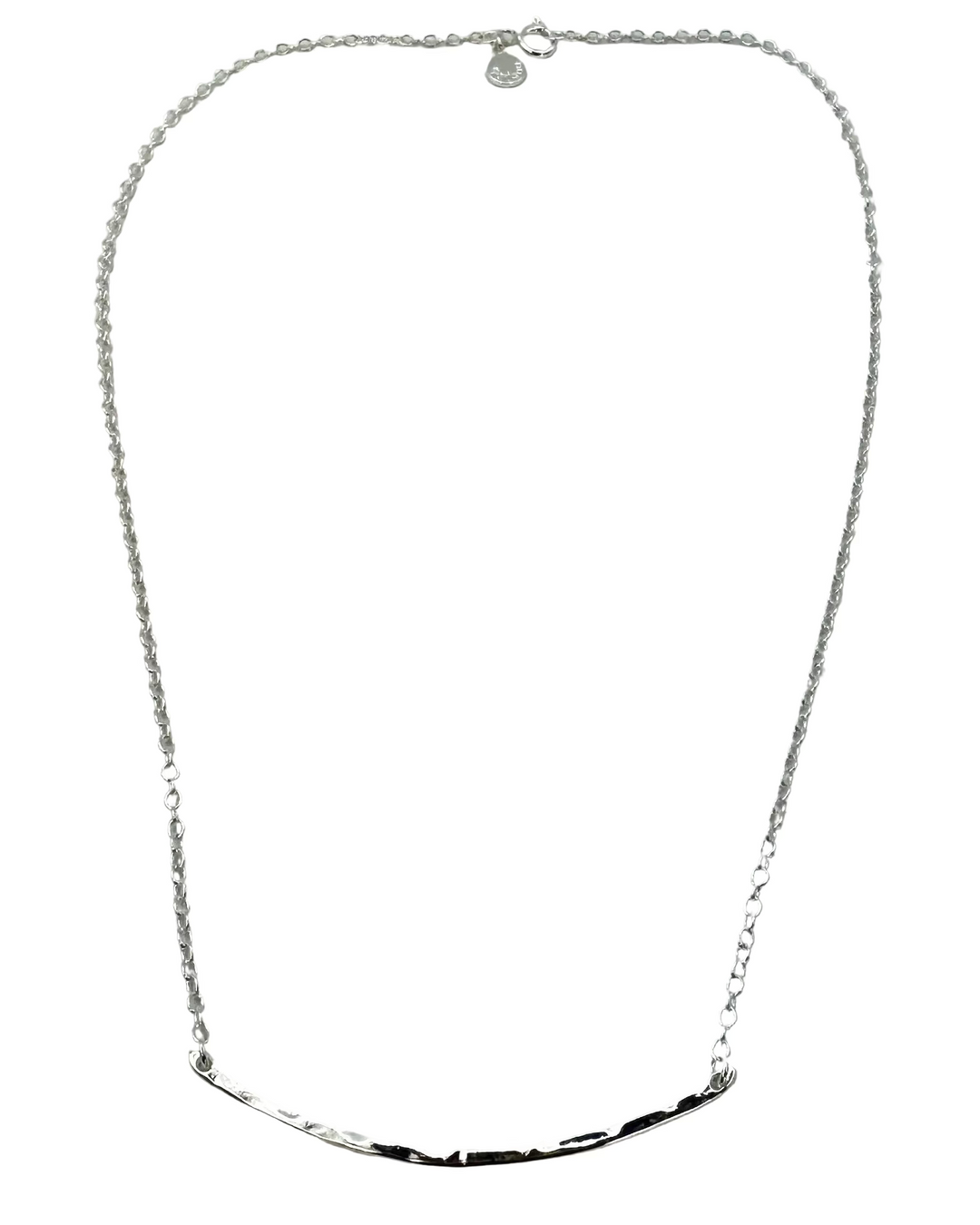 Silver Bar Chain Necklace