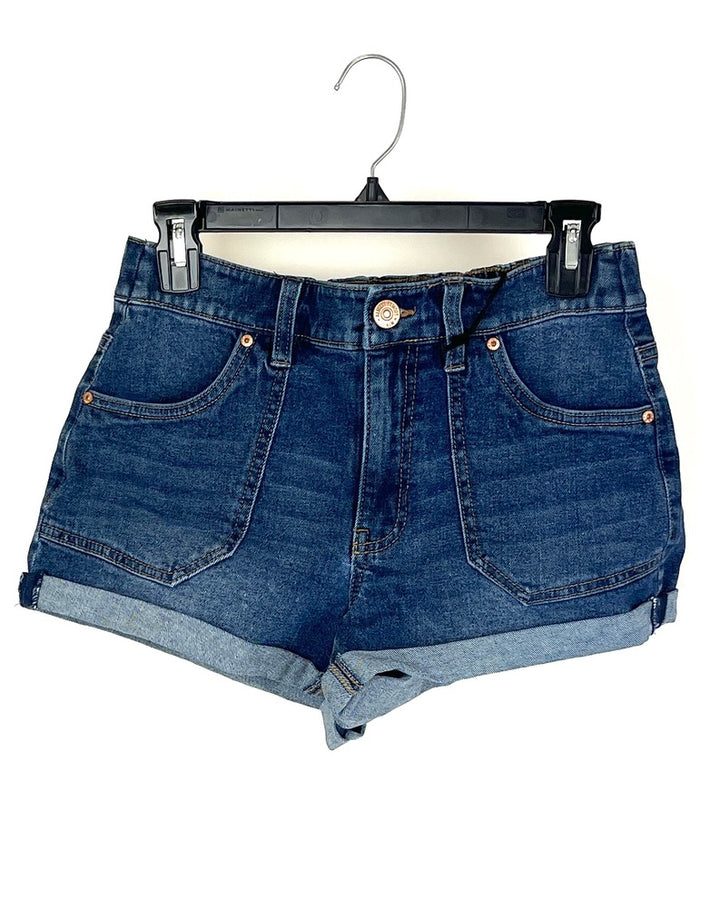 Denim Dark Wash Shorts - Size 0/2