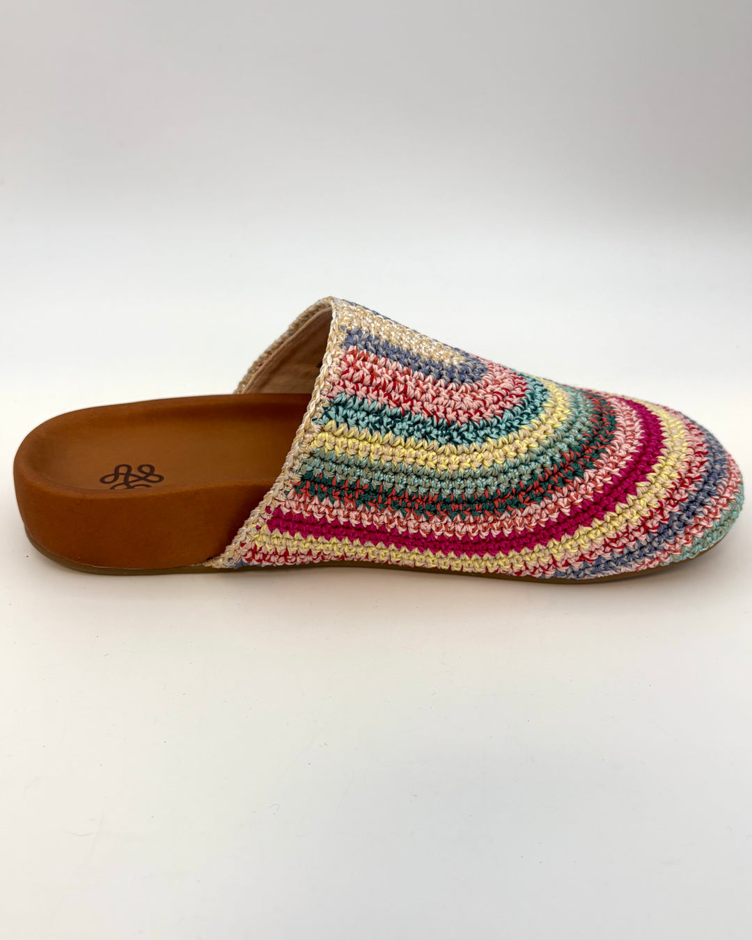 Pastel Multi Crochet Clogs -  Size 6, 7, 8