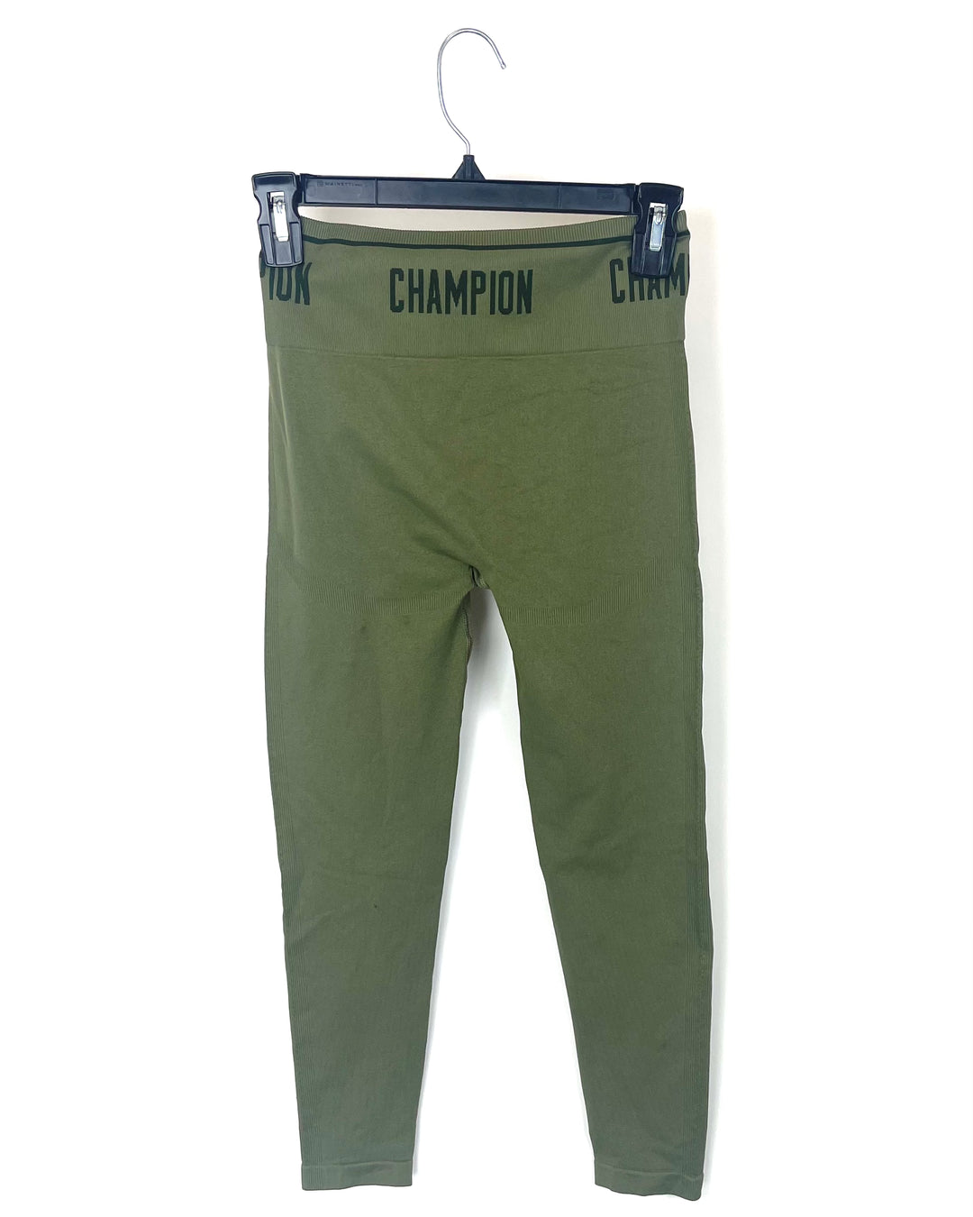 Green Cropped Leggings - Small