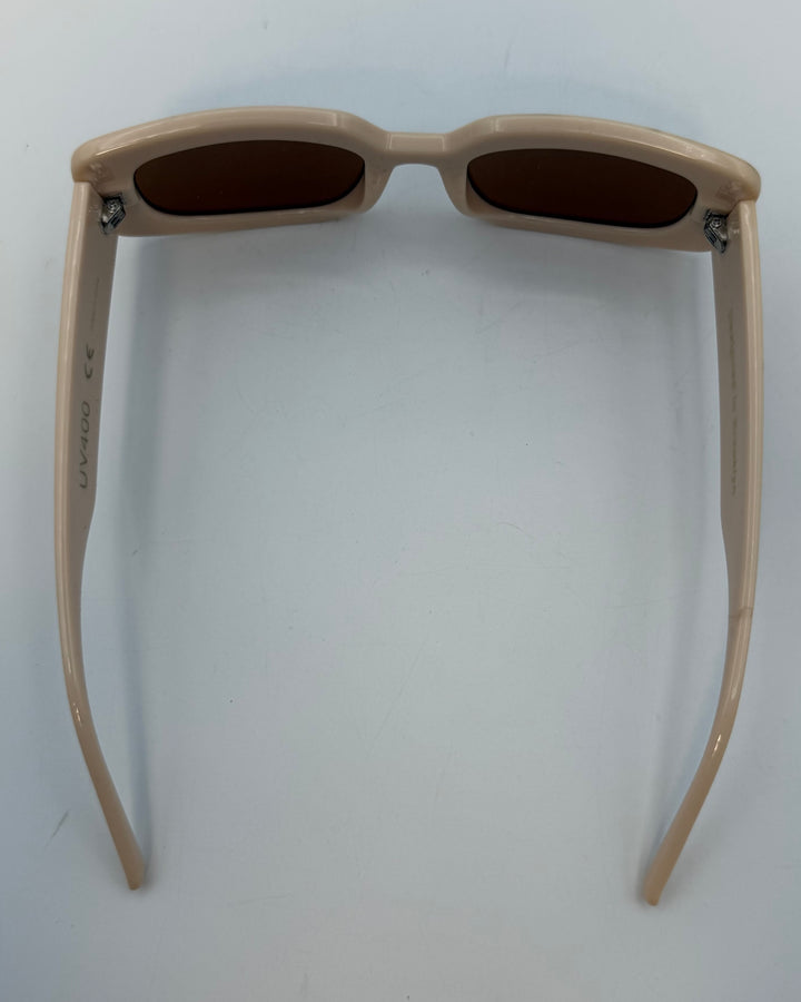 "I got my eye on you" Light Peach Rectangle Sunglasses