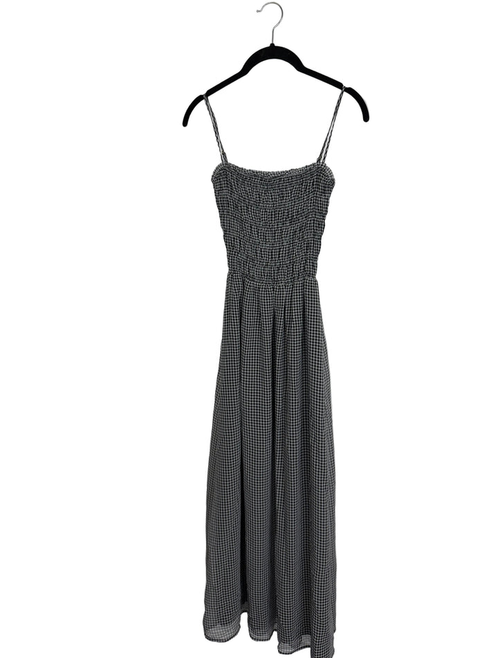 Black and White Gingham Dress - Size 0/2