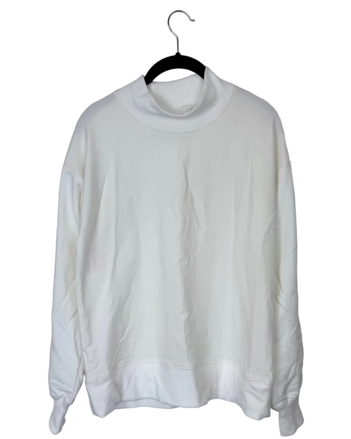 Ivory Mock Neck Pullover – Size 2/4