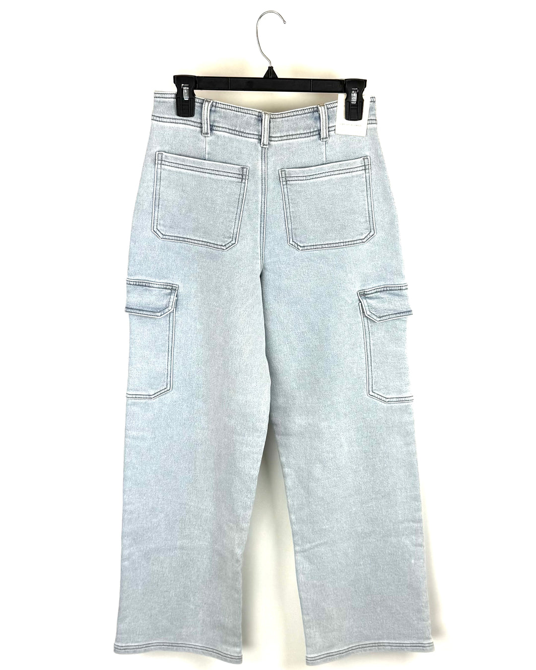 Straight Leg Cargo Jeans - Size 26 Waist