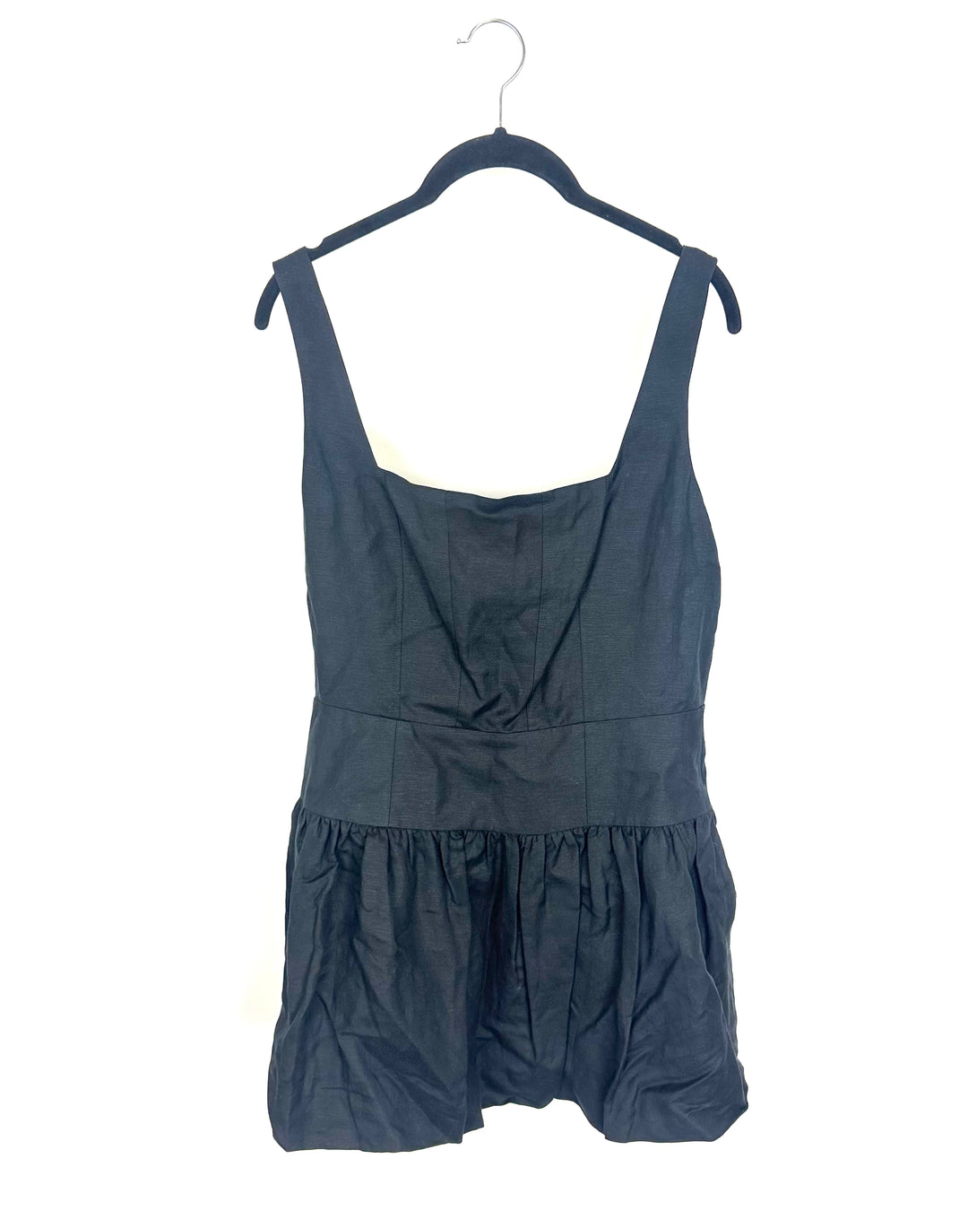 Black Tunic Flowy Top - Size 6/8