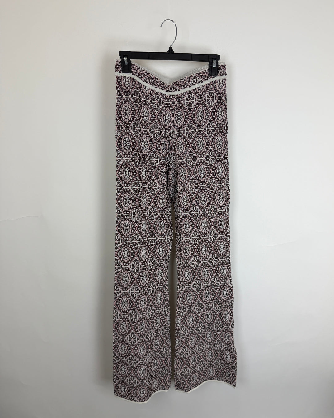 Abstract Bell Bottom Pants - Size 4/6