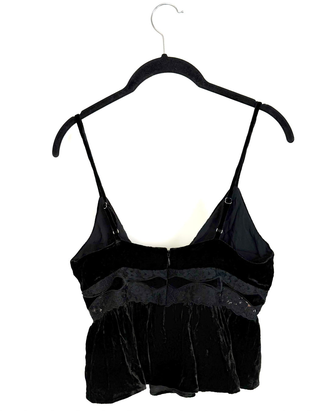 Black V-Neck Tank Top - Size 0/2 and Size 2/4