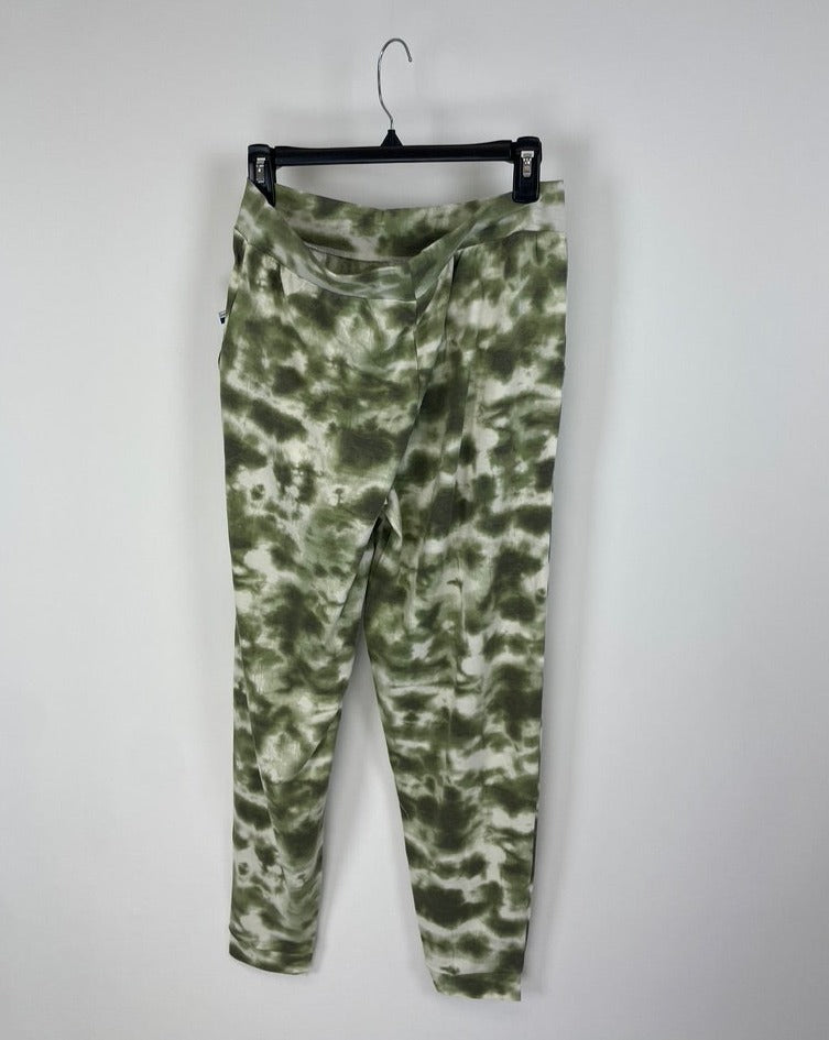 Green Tie Dye Jogger Lounge Pants - Size 6-8