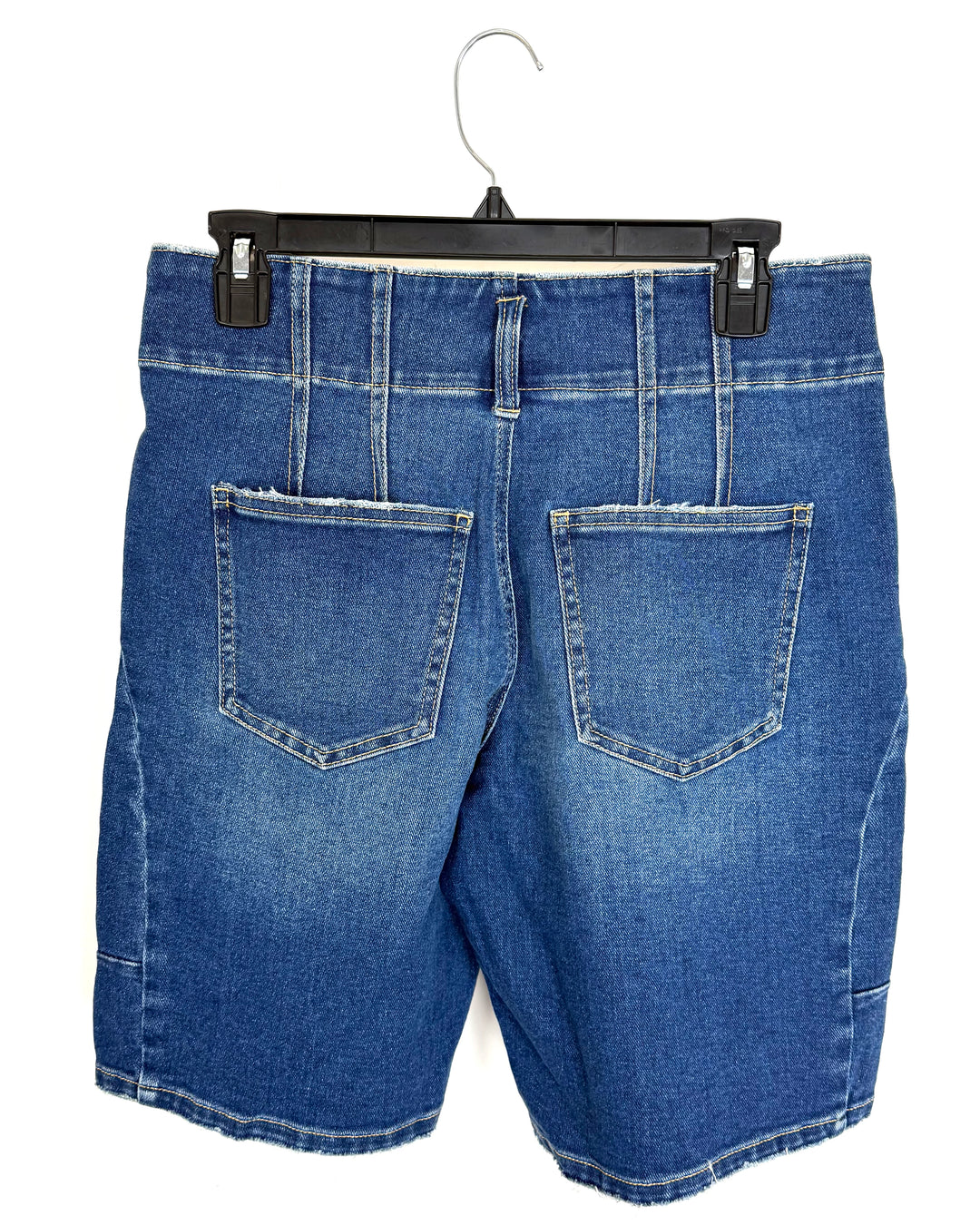 Dark Blue Denim Jorts - Size 6