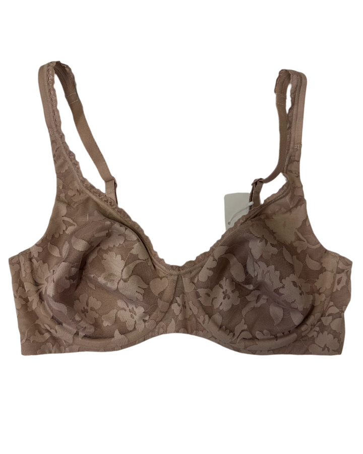 Dusty Mauve Floral Underwire Multi Wear Strap Bra - 34C