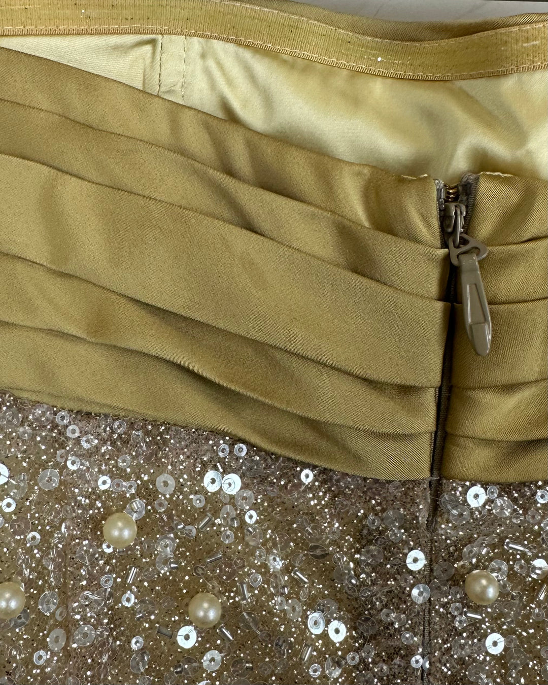 Miss Circle Gold Gown - Small