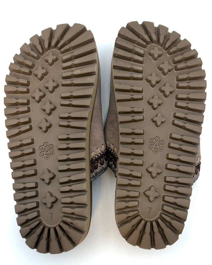Brown Suede Clogs - Size 6, 7, 8, 9, 10 and 11
