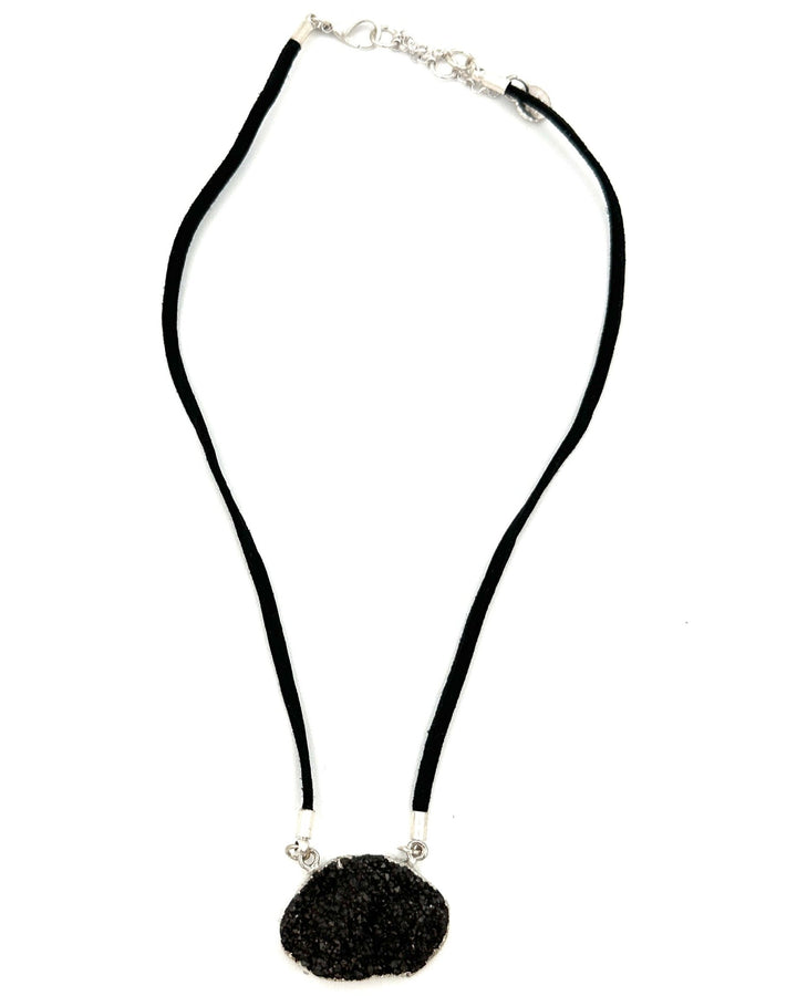 Black Crystal Necklace