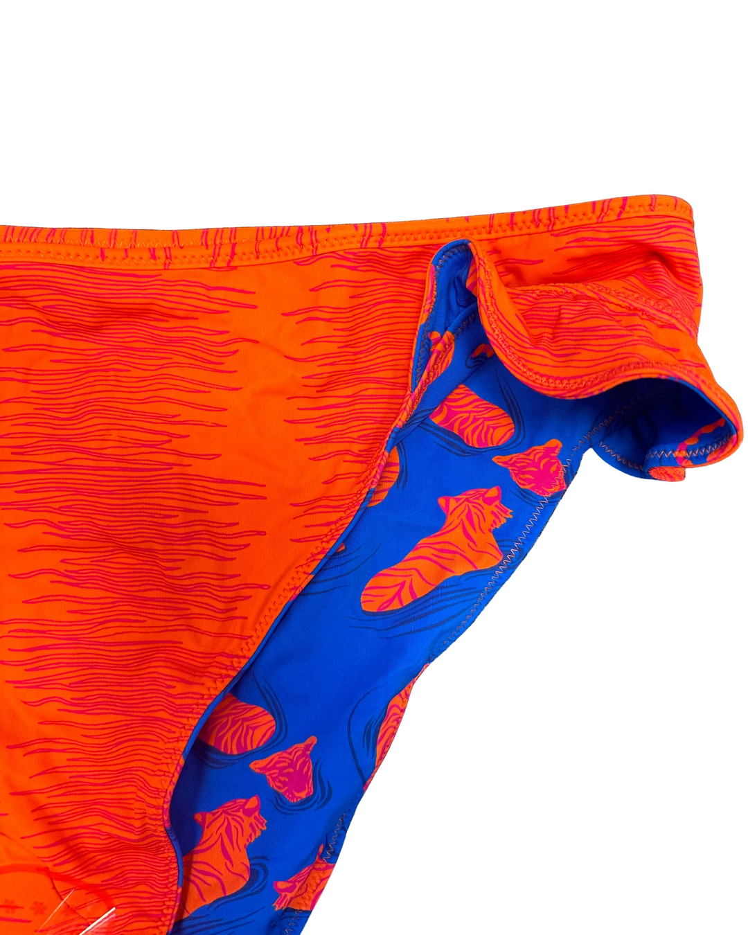 Orange Reversible Swim Bottom - S, L, XL
