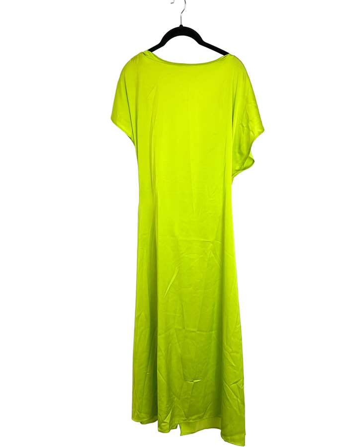 Bright Green V Neck Dress - Size 4/6