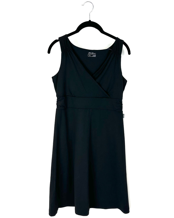 Black Sleeveless Dress - Small