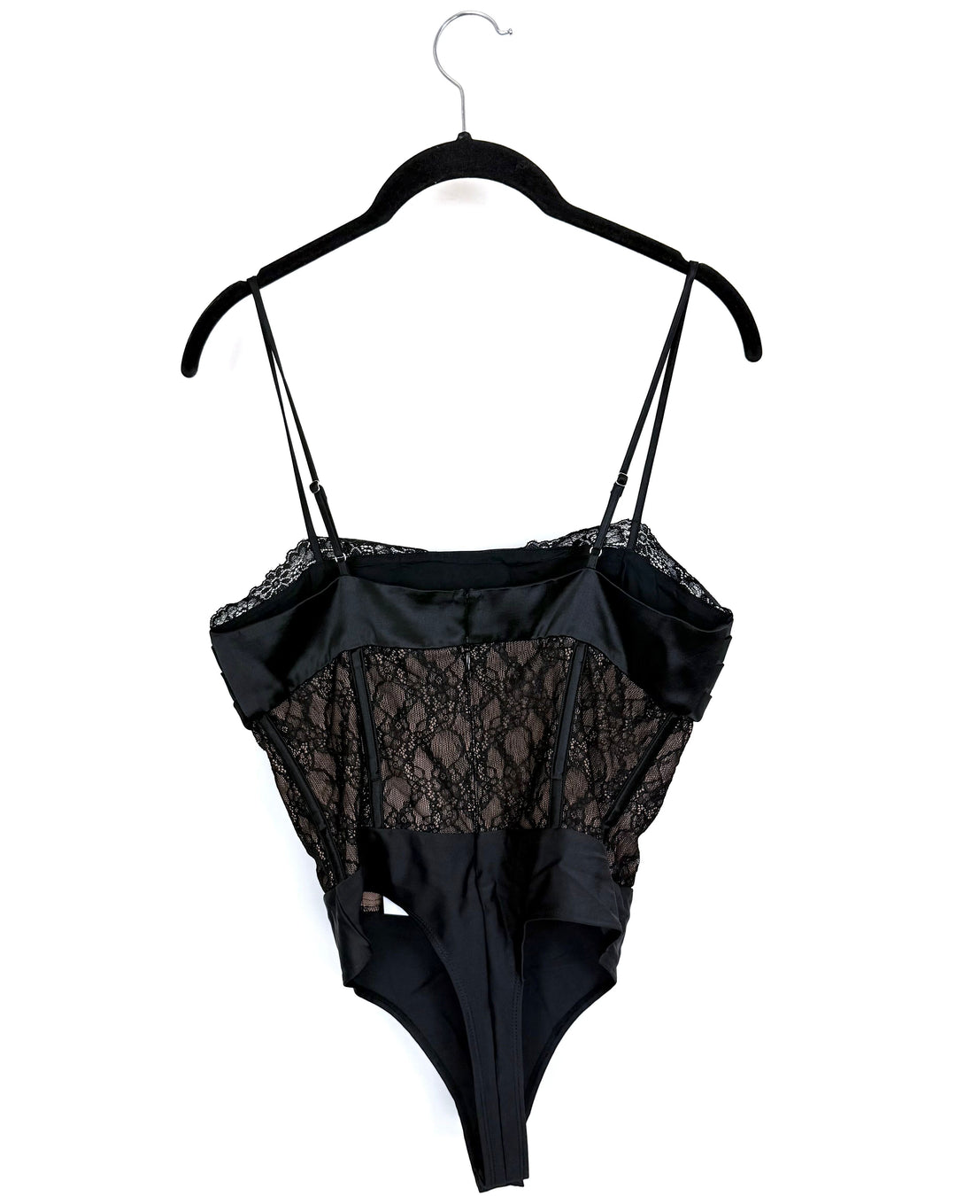 Black and Tan Lace Body Suit - Size 2/4
