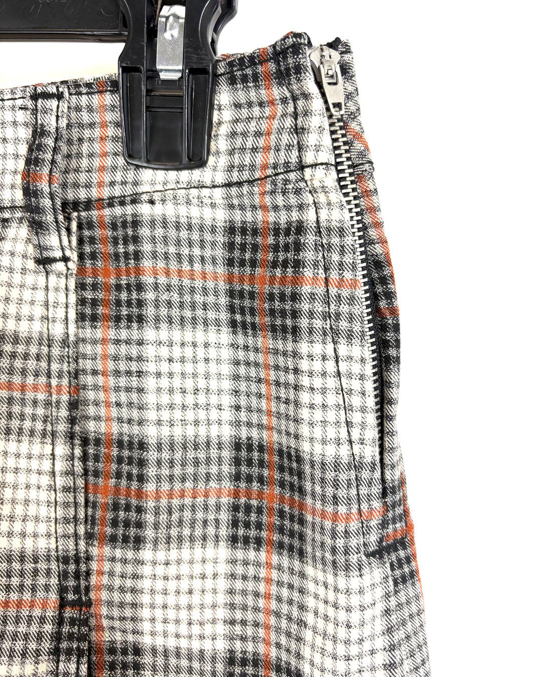 Plaid Neutral Colored Mini Skort - Size 2/4