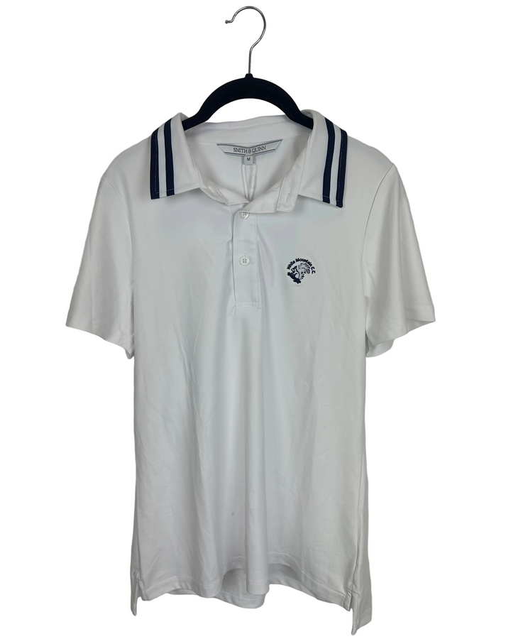 White Athletic Top - Size 2/4, 4/6, 12/14