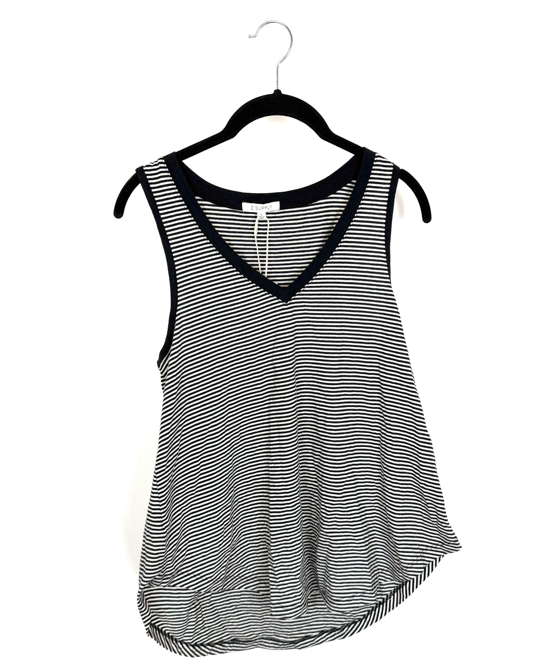 V-Neck Striped Tank- Size 4/6