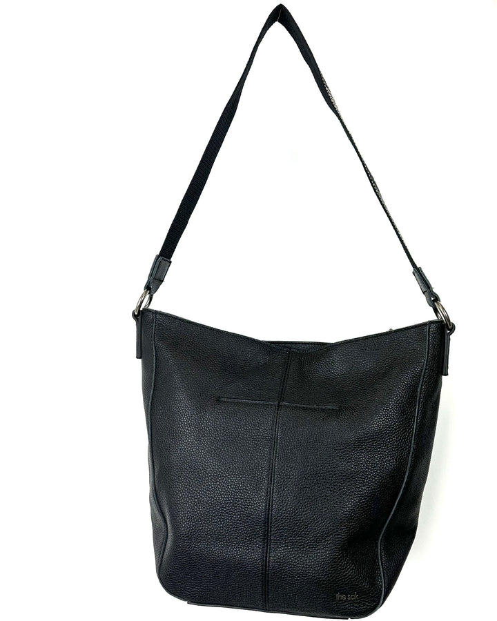 Black Leather Shoulder Bag