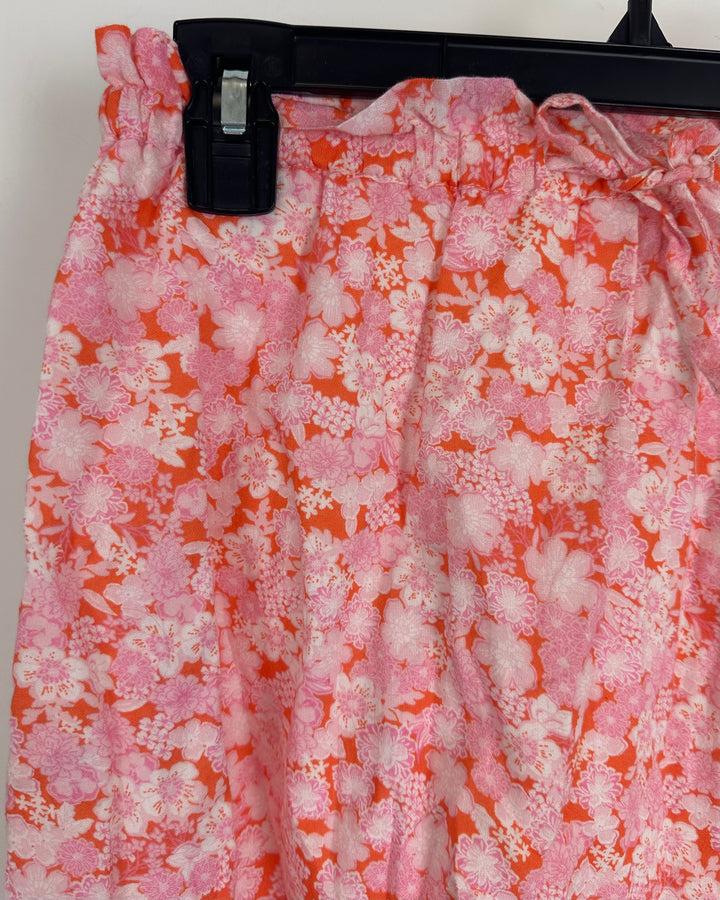 Abound Pink Floral Skirt - Small