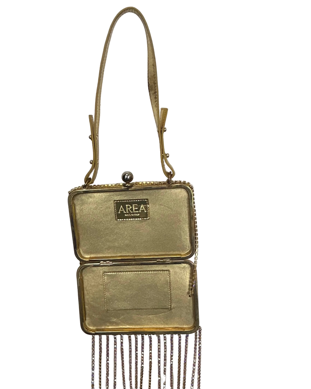Metallic Gold Flat Mini Bag