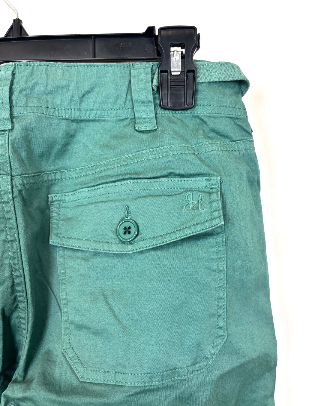 Sea Foam Green Cargo Pants - Size 6/8