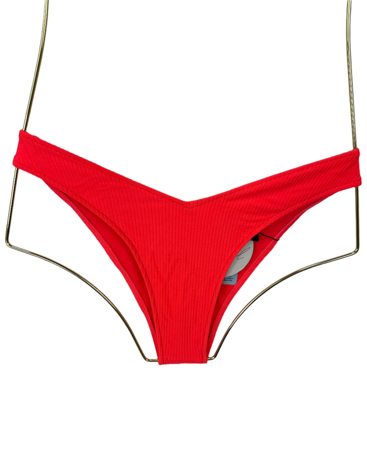 Neon Coral High Cut And Cheeky Bikini Bottom - XS, L, XL, XXL, XXXL