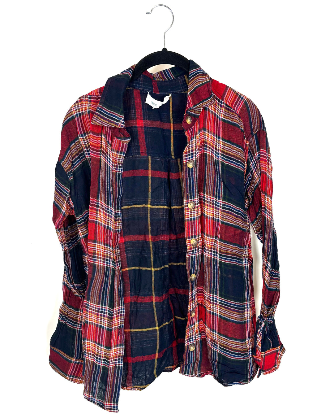 Red and Blue Flannel - Size 0/2