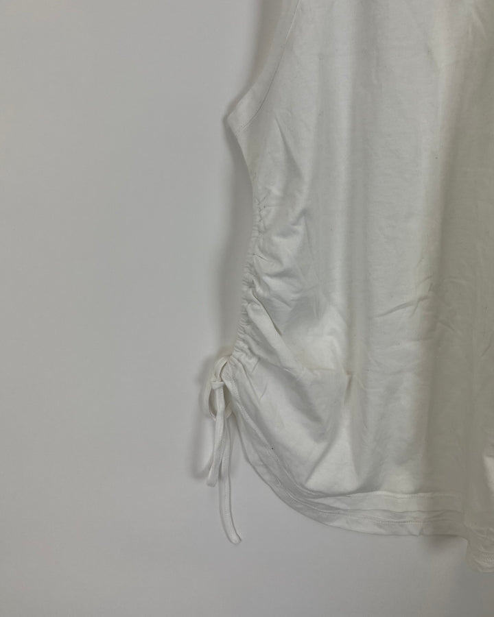 White Halter Tank Top - Size 2/4