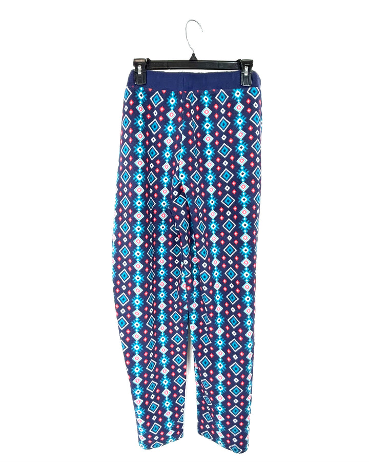 Blue Abstract Lounge/Sleep Pants - 1X