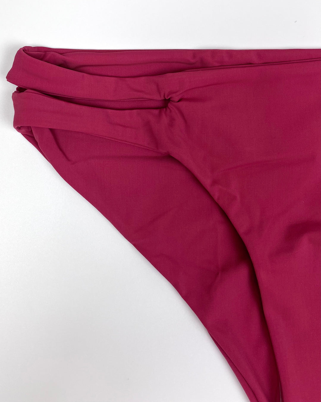 Raspberry Pink Side Cut Out Bikini Bottom - Small