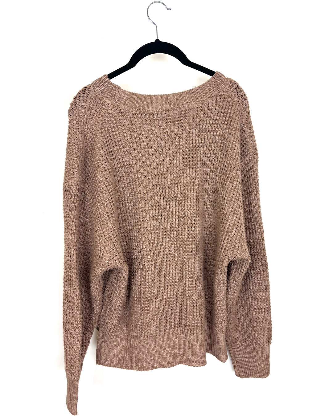 Light Brown Long Sleeve Sweater - size 12/14
