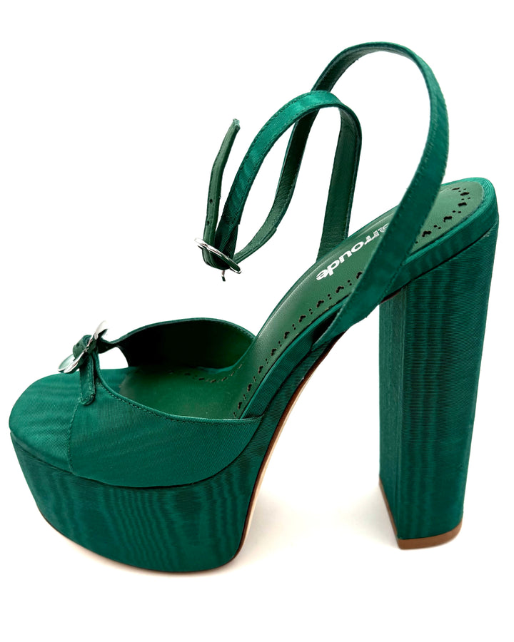 Emerald Green Platforms - Size 6