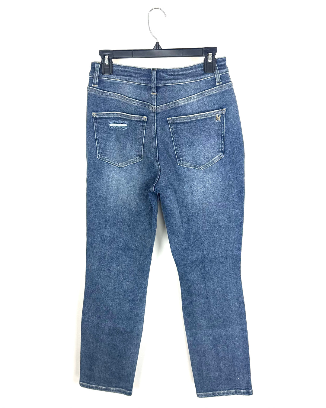 Medium Wash Distressed Jeans - Size 4/6