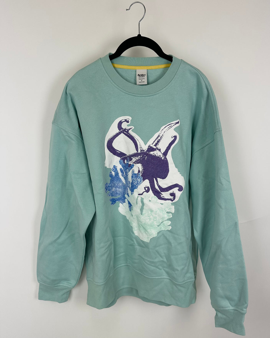 Unisex Octopus Print Crewneck Mens Medium Women Large The Fashion Foundation
