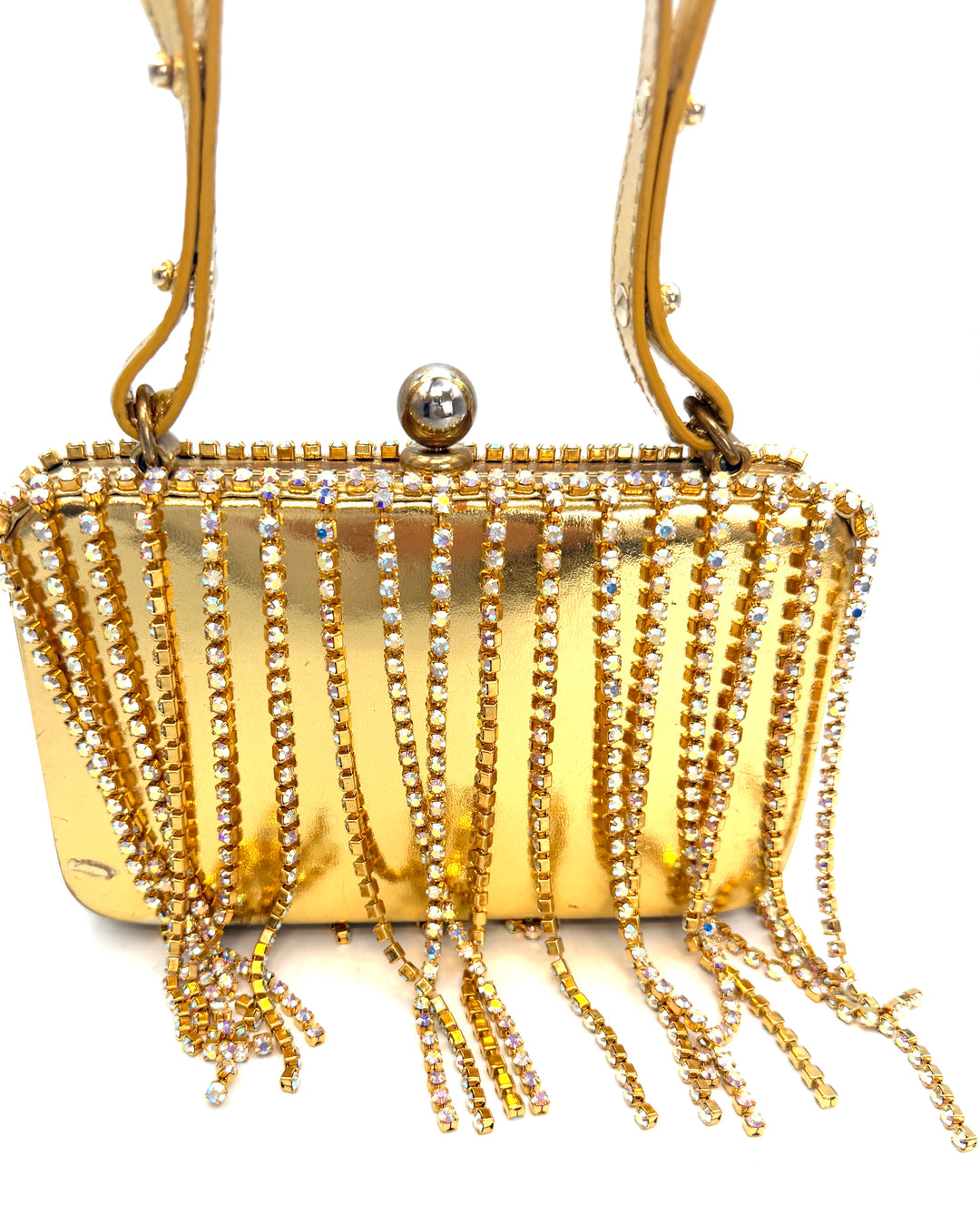 Metallic Gold Flat Mini Bag
