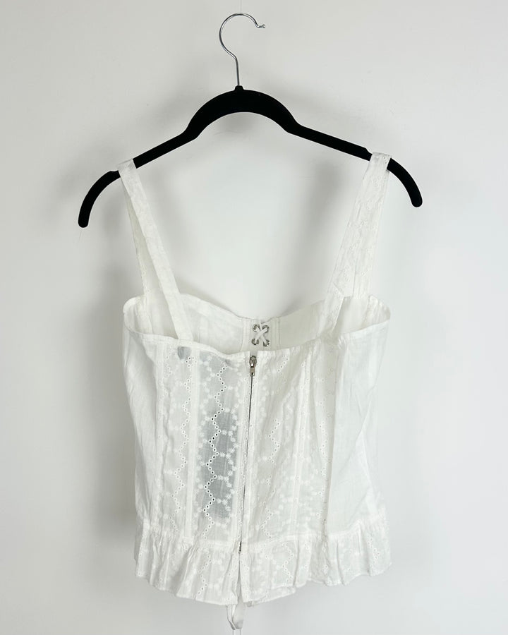 Lioness White Corset Top - Size 6