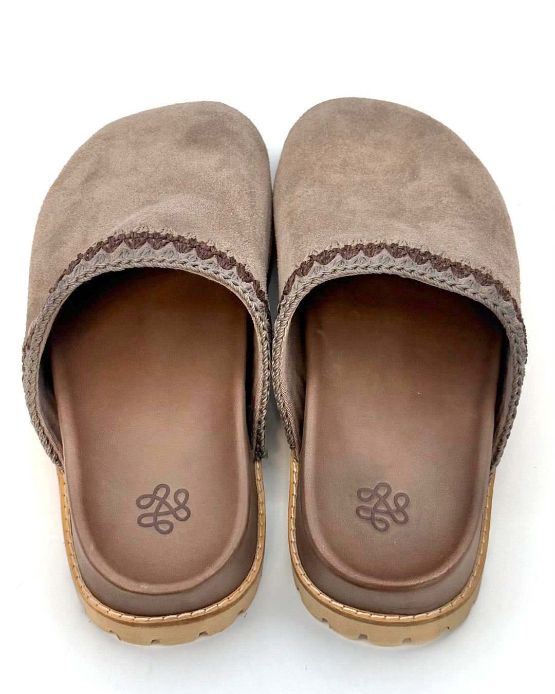 Brown Suede Clogs - Size 6, 7, 8, 9, 10 and 11